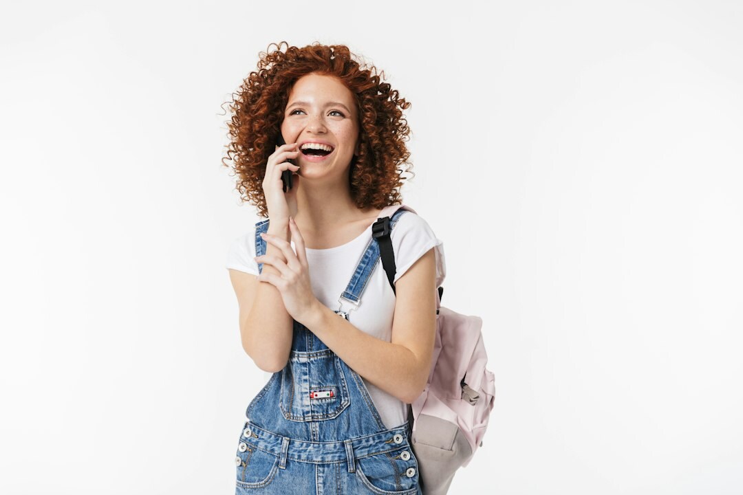 woman practicing spanish speech