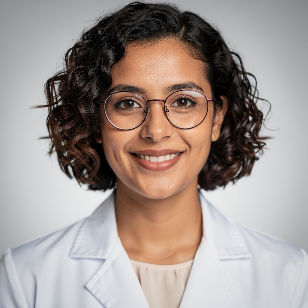 Young Chilean female fonoaudiologa portrait